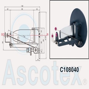 Bộ căng lá lò xo Ascotex C108040 Spring Leaf Tensioners